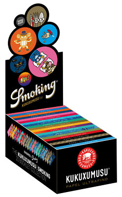 2 Boxen (100x) Smoking Kukuxumusu 1 1/4 Medium Size Papers NEW EDITION!