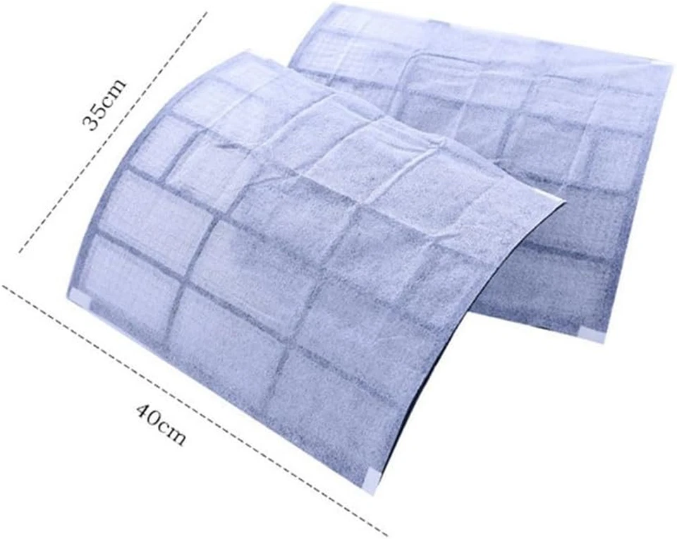 10 Filtri in Tessuto Non Tessuto per Aria Condizionata, Anti-Polvere, Filtro a R - Immagine 3 di 4