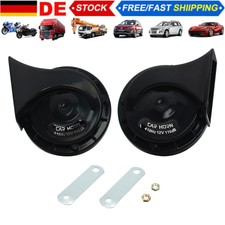 400DB 12V Elektrisch Schnecken Klang Hupe Lufthorn Laut Horn LKW Auto Fanfare 2X