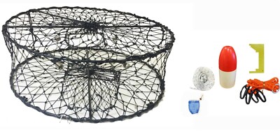 KUFA CT50 Sports Foldable Crab Trap with Accessories Combo (CT50+CAS1)