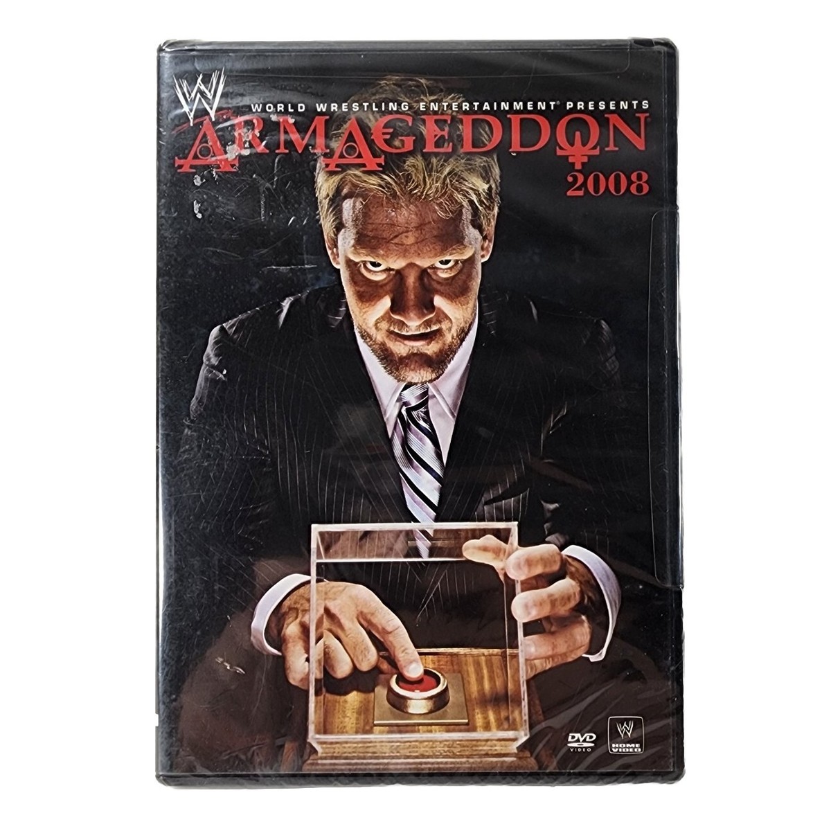 WWE Armageddon 2008 DVd Rey Mysterio Vs CM PUNK WWF NEW SEALED