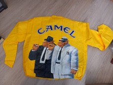 CAMEL CIGARETTES YELLOW LIGHTWEIGHT WINDBREAKER JACKET XL