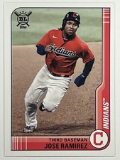Jose Ramirez #235 2021 Topps Big League Cleveland Indians