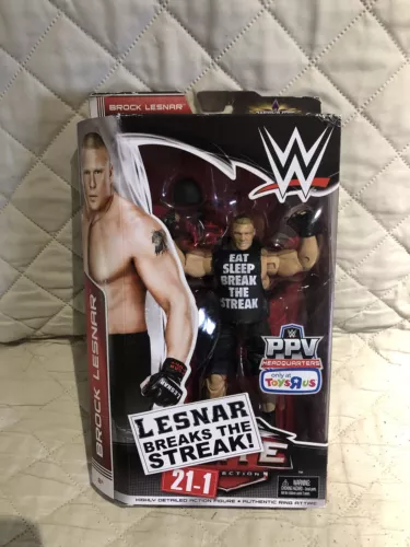 WWE ELITE  BROCK LESNAR 21-1 PPV  WRESTLEMANIA 30 TRU EXCLUSIVE ACTION FIGURE