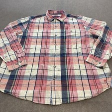 Tommy Bahama Shirt Mens Sixe XL Tortola Plaid Casual Button Down Long Sleeve
