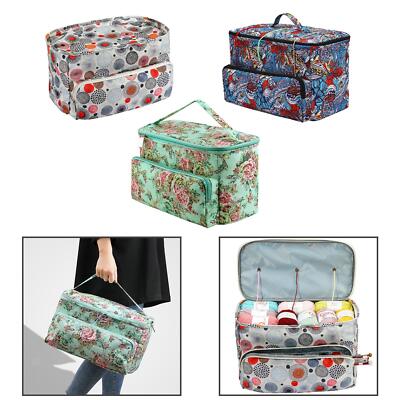 Yarn Storage Knitting Bag Crochet Yarn Dispenser Sewing Tote