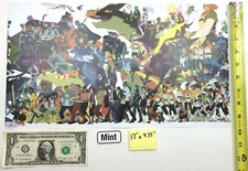 VOLTRON Legendary Defender 17" x 9.75" Lithograph Print Poster 2018 NYCC Netflix