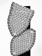 700 Vintage LW PINEAPPLE DOILIES AND SCARF Pattern to Crochet Reproduction 