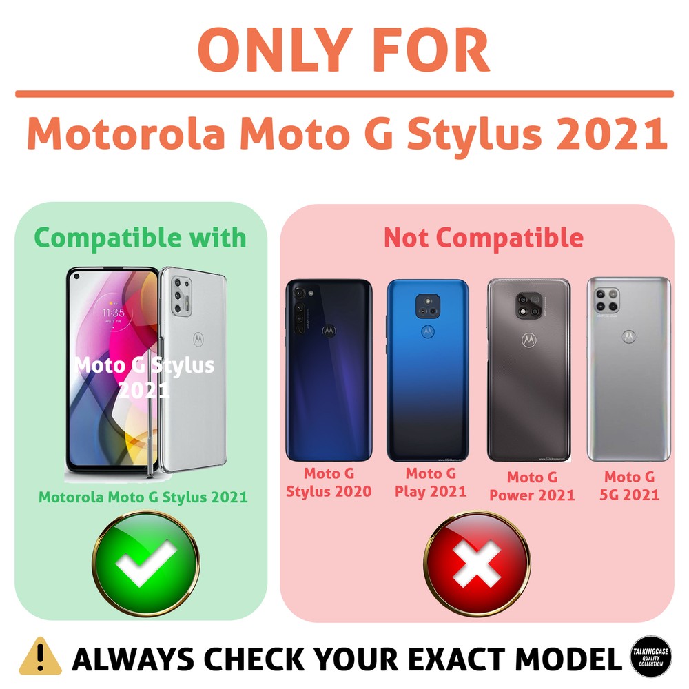 Phone Case Cover for Motorola Moto G Stylus 2021,Wolf Star Sky Print, USA