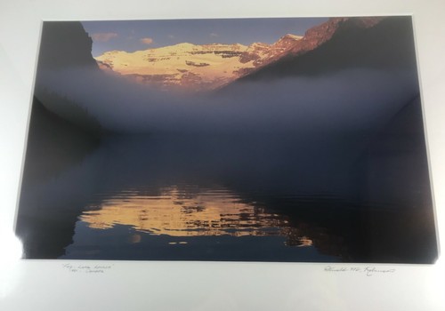 Original Foto Donald M Robinson Nebel - Lake Louise 1991 Kanada signiert - Bild 8 von 11