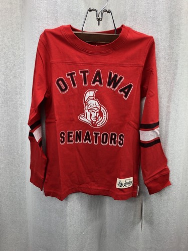 NWT Ottawa Senators NHL Legacy Collection Long Sleeve T Boys Size M 5/6 - Picture 1 of 11