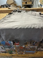 Top Grain Deer Leather  Row  # 125 Grey Color 1 1/2 to 2 Oz.