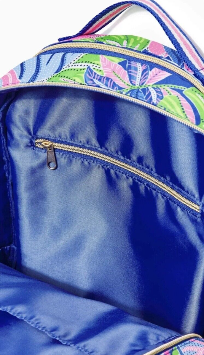 Lilly Pulitzer- Sport Backpack- Beleaf in Yourself- Blue  display picture 3