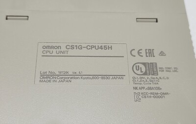 CS1G-CPU45H v4.1 | Omron PLC CPU Unit | eBay