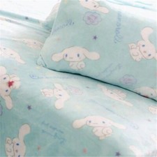 Cute Cinnamoroll Flannel Blanket Bed Sheet Pillowcase Cushion Cover Soft Warm