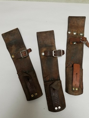 M96 SWEDISH MAUSER BAYONET LEATHER FROG. 
