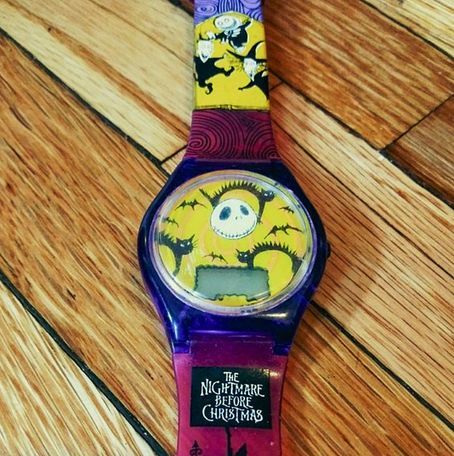 Mint! Nightmare Before Christmas Burger King Set Of 4 Watch Set 1993