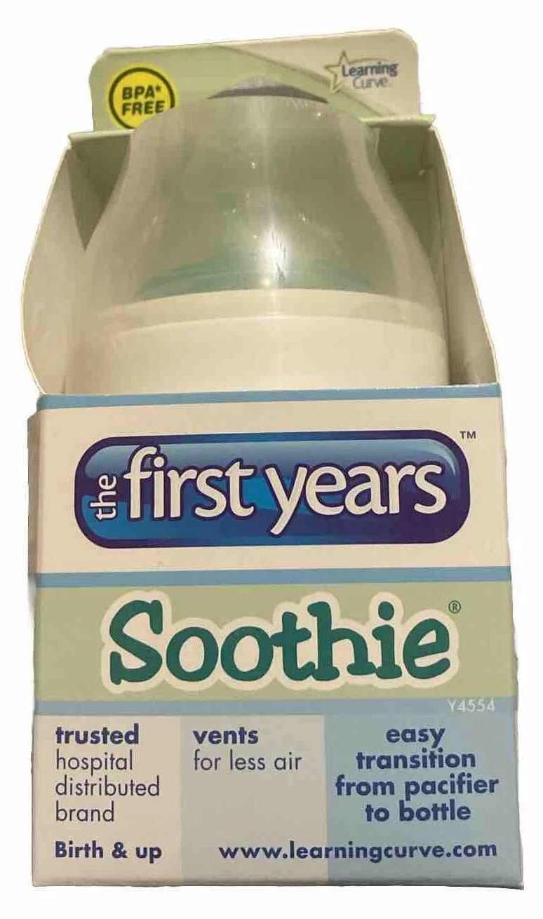 First Years Soothie Newborn bottle & Slow Flow Nipple 0-3 Months FREE SHIPPING🌻
Opens in a new wind