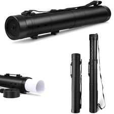 Document Storage Art Tubes Plastic Waterproof Telescoping Adjustable,77 to 135cm