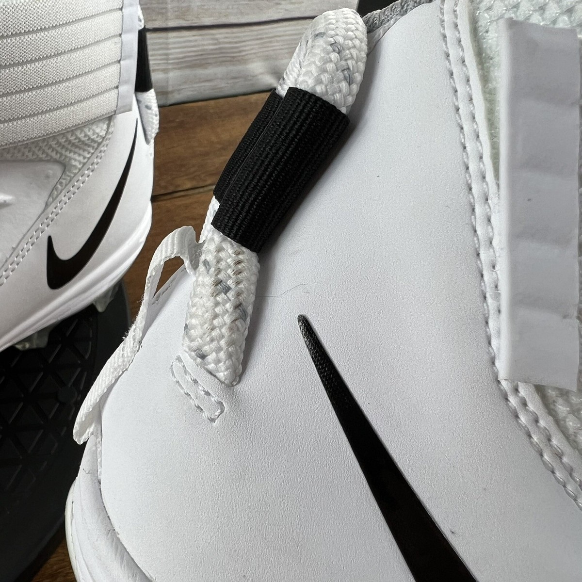 Nike Force Savage Pro 2 White Black Football Cleats AH4000-100