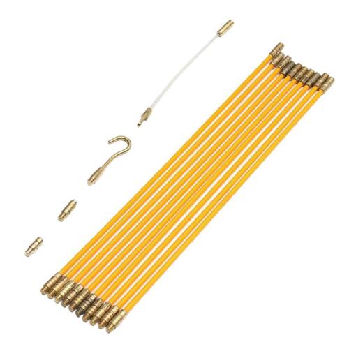 10 Stück Fiberglas Kabel Draht 4 mm Stange Koaxial elektrisch anschließbar 33 cm - Bild 1 von 11