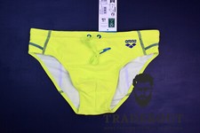 Arena men soft green sport fit swim brief bikini swimwear size 34 36