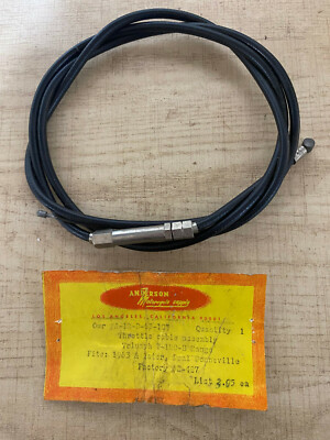 1963 & Later Triumph T-120-B Range Throttle Cable Assembly #A-12-D63-10 New 