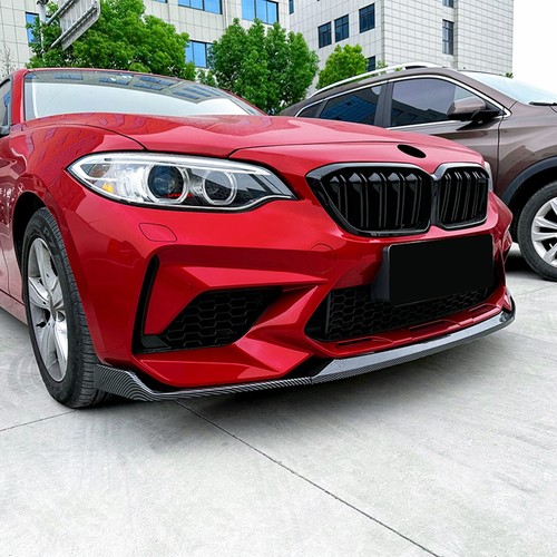For BMW 2 Series F87 M2 Coupe 2016-21 2019 Front Bumper Spoiler Splitter Lip Kit - Picture 10 of 11