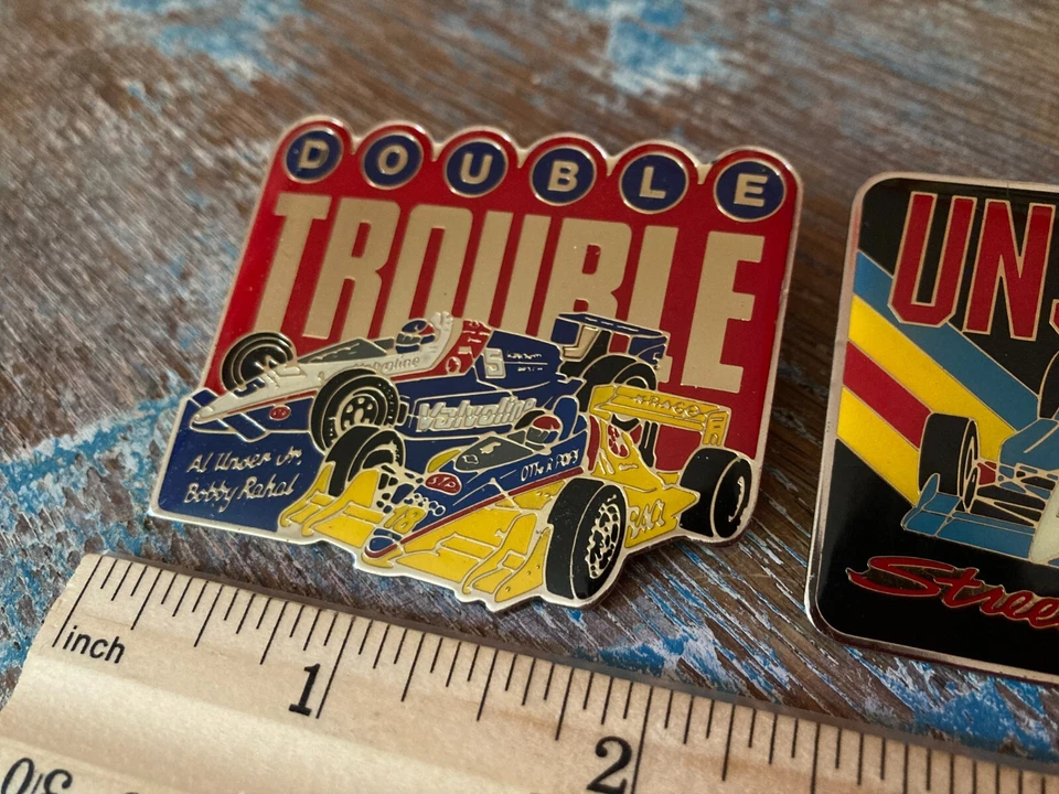 Dos prendedores grandes raros/geniales AlOur Jr./Bobby Rahal (Kraco) IndyCar  Foto 3 de 3