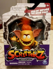 Scritterz BuzzGruff Interactive Orange Mini Monster Jungle Creature Toy