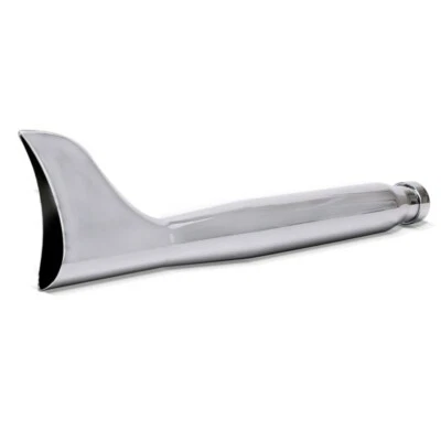 Echappement Fishtail gauche pour Honda Shadow VT 1100 C2/ C3 Aero chrome - Photo 1/3
