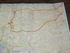 GULF OIL Gas service station Western United States Tourgide road map — photo 4