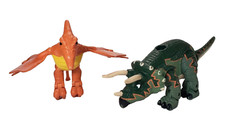 Imaginext Tank the Triceratops  Pterodactyl Dinosaurs Fisher Price Figures 2 