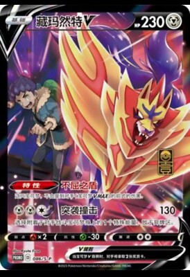 Pokemon S-Chinese 2023 Exclusive 1st Anniversary Zacian&Zamazenta