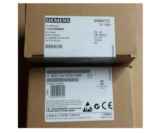 1 year warranty NEW SIEMENS 6ES7214-1HG31-0XB0 6ES7 214-1HG31-0XB0 - Picture 2 of 4
