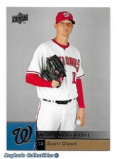 ⚾️ 2009 ~ Upper Deck #974 ~ Scott Olsen CL ~ Nationals ~ NmMt=8