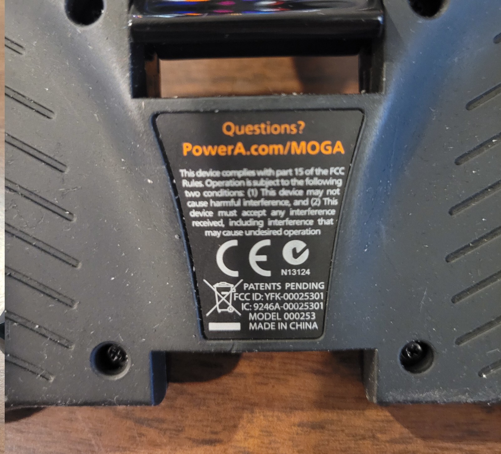 PowerA MOGA 000253 Black Mobile Gaming Wireless Bluetooth Controller