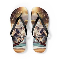 Koala Overlooking Sydney Flip Flops
