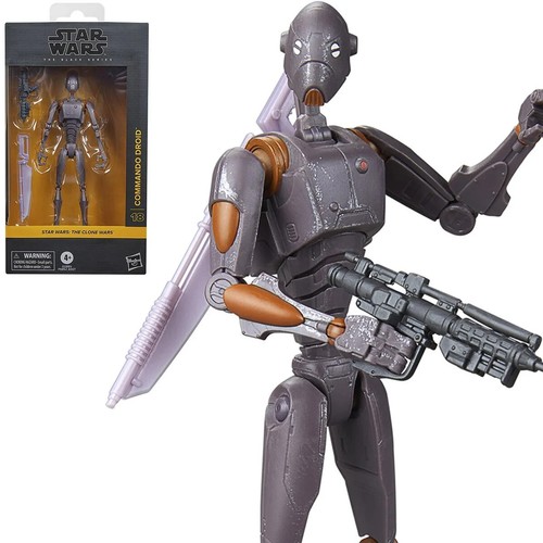 2025 Star Wars Black Series Clone Wars 18 COMMANDO DROID 6" Hasbro Action Figure - 第 10/23 張圖片