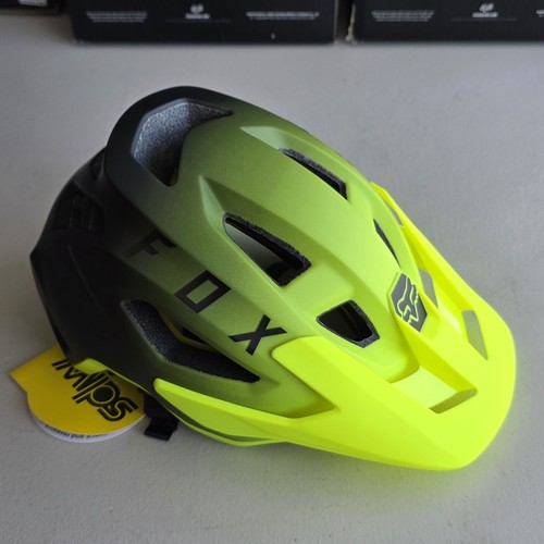 Fox Racing Speedframe Mountain Bike MTB Bicycle Helmet Black Yellow SMALL - S