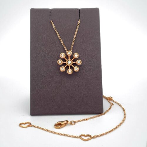 Roberto Coin 18kt Rose Gold and Diamond Starburst Pendant