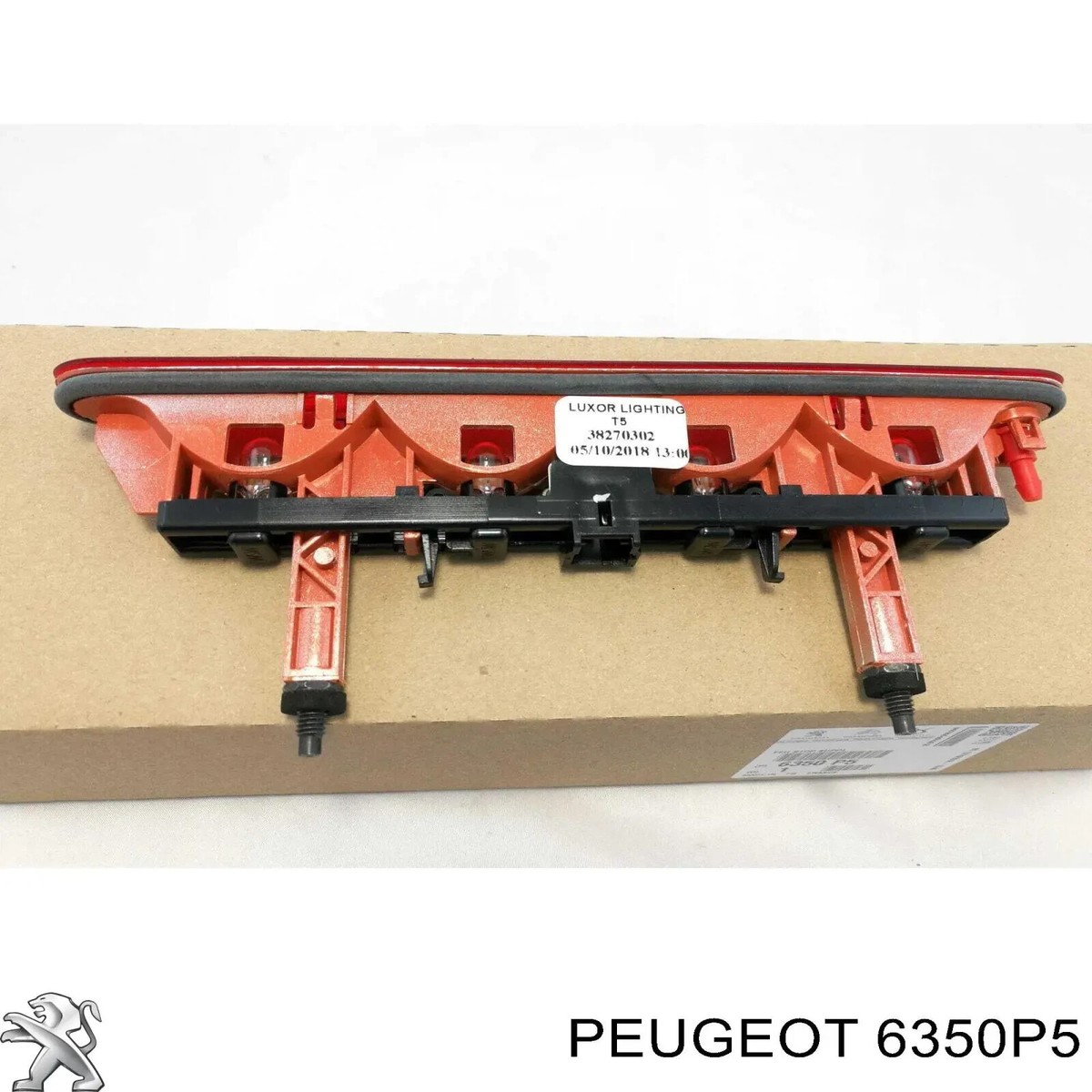 3EME FEU STOP NOIR A LEDS PEUGEOT 307 BERLINE PHASES 1 Et 2 DE 2001 A 2008 (15600