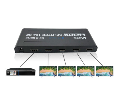  GigaBlue Ultra 4K *HDMI 2.0 HDR* Splitter / Switch 1in-4out 4K 60Hz 