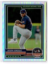 2023 Panini Prizm USA Baseball Joseph Gonzalez #68 Silver National Team