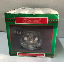 Vintage House of Lloyd Christmas Around the World Fire and Ice Candle Holder 