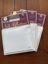  3 Hanes Silk Reflections Control Top Sandalfoot Driftwood E-F 717