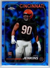 2024 Topps Chrome Sapphire Kris Jenkins Rookie #250 Cincinnati Bengals