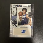 Joan Beringer RC Auto Topps New Applicant Rookie Timberwolves