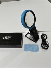 Vision Aid 30x 10x Hands Free Magnifying Glass W/Stand LED Light , Loupe