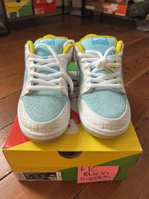 Brand New Nike SB Dunk Low X FTC Lagoon Pulse Men's Size 10